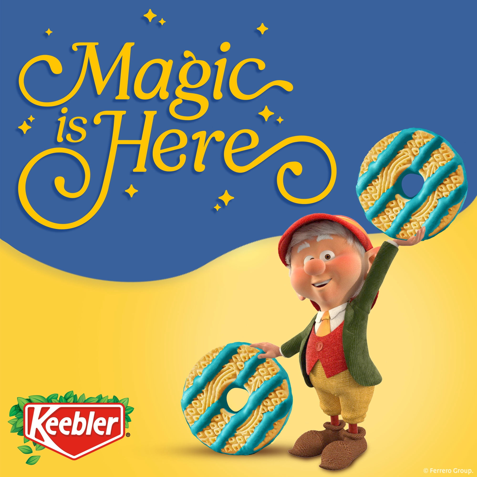 Keebler Fudge Stripes Marshmallow, Shortbread Cookies Coated in Marshmallow flavored Keebler Fudge, Limited Edition 9.5 oz