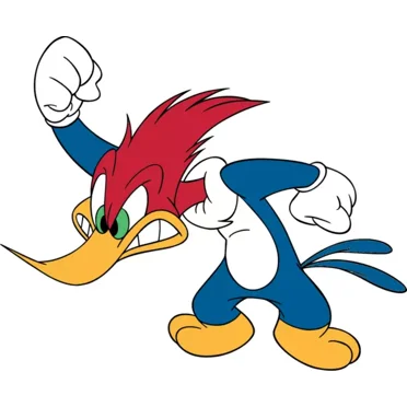 Woody The Woodpecker Sticker Phone Decal Water Bottle Stickers Car Decals, Laptop Sticker
