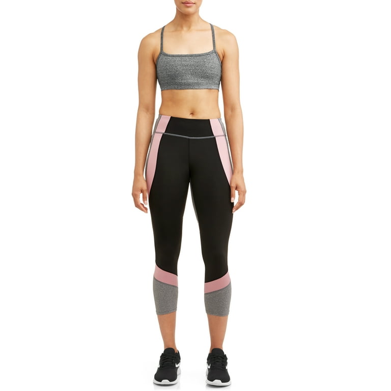 Daisy Fuentes Women s Active Tricolor Capri Pant Walmart