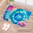 thumbnail image 5 of Tie Dye Polyester Non-Slip Office Chair Mat Bath Rugs Floor Rugs Machine Washable, 5 of 6