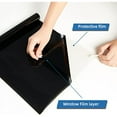 thumbnail image 7 of One-way Privacy Explosion-proof High-quality PET Material Heat Resistant, Light Shielding, UV Resistant Window Film (Cosmic Black,80x200cm), 7 of 7