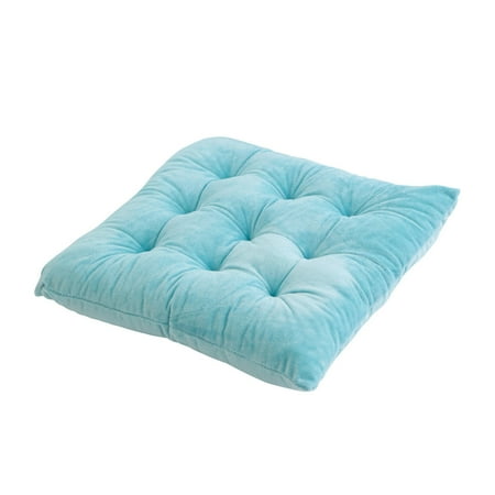 

pathside 15.7 Inch Stool Cushion Square Thickened Crystal Velvet Seat Cushion Chair Cushions For Dining Chairs Office Chair Sofa Cushion Student Stool Adjustment Hip Cushion Sky Blue
