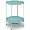 thumbnail image 1 of Simpli Home Monet Industrial 17 " Metal Metal End Table in Aqua, 1 of 7