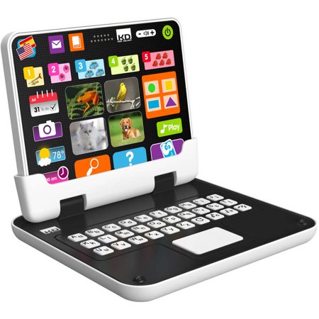 Infinifun My First 2-in-1 Toy Tablet (Bilingual)-Ages 2 Years and up. learn ABC's, 123's, Colors, Shapes and more