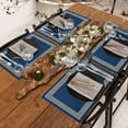 thumbnail image 5 of Placemats Geometric Greek Key Design Place Mats for Dining Room Dinner Table Navy Blue Washable Table Mats Kitchen Decorations Set of 6, 5 of 6