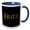Blue/White, variant on 3drose, Fritz Common Baby Boy Name in America. Yellow on Black Amulet, 11oz Magic Transforming Mug
