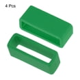 thumbnail image 3 of Uxcell Watch Band Strap Loops Silicone for 24mm Width Watch Band, Deep Green 4 Pack, 3 of 5