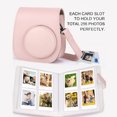 thumbnail image 5 of For Fujifilm Instax Mini 11 9 8 PU Leather Camera Case with Shoulder Strap 256 Pockets Photo Album for Instax Mini Camera Bag Case and Album Kit, 5 of 5