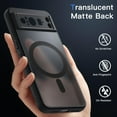 thumbnail image 5 of JETech Magnetic Case for Google Pixel 8 Pro 6.7-Inch 2023, Compatible with MagSafe, Translucent Matte Back Shockproof Phone Cover (Obsidian), 5 of 6