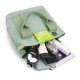 thumbnail image 3 of Bolsos de lona para mujer, con múltiples bolsillos, para mamá, informales para el trabajo (verde), 3 of 9