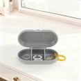 thumbnail image 3 of Unique Bargains Mini Style Jewelry Box Jewelry Organizer for Storing Gray, Yellow, 3 of 4