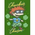 thumbnail image 2 of Men's Rugrats St. Patrick's Day Chuckie Charm Graphic Tee Kelly Green 3X Large, 2 of 5