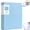 Blue, variant on Multi-Layer Display Book File Folder, 60-Pocket A4 Transparent Document Organizer - Double-Sided Pages for Certificates, Photos & Office
