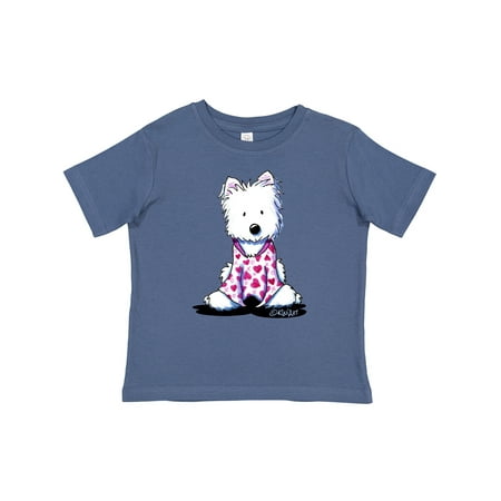 

Inktastic Valentine PJs Westie Gift Toddler Boy or Toddler Girl T-Shirt