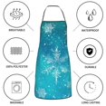 thumbnail image 6 of Sikiie Christmas Snow Aprons for Kitchen Cooking Aprons, Chef Apron for Men Women Chef, 6 of 7