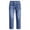 Blue, variant on Women's Drawstring Elastic Waist Wide Leg Jeans, Pull-On Casual Denim Pants with Pockets, Women's Light Blue, Sizes S-2XL