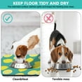 thumbnail image 3 of Life is Better with Lemons Pet Bowl Mat - Absorbent Non-Slip Dog Food Mat with Vintage Lemon Print, Washable and Eco-Friendly, 3 of 3