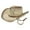 Beige, variant on Straw Cowboy Hat For Women And Men With Shape It Brim Western Cowboy Hat Streetwear