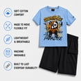 thumbnail image 5 of SOUTHPOLE Boys Athletic Shorts Set Lightweight Soft Cotton Graphic Tees & French Terry Shorts 2 Piece, 5 of 7