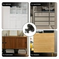 thumbnail image 2 of 12 Pcs Poignée de Porte Tirette de Commode Bouton Rond de Remplacement pour Tiroir Armoire, 2 of 6