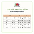 thumbnail image 4 of Camiseta Fruit of the Loom para Niño, Atletica de Algodón Sustentable, Blanco, 3 Piezas, Talla CH, 4 of 4