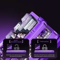 thumbnail image 5 of Aula AG75 75% 3rd Gen Hall Effect eSport Wired Gaming Keyboard, Dual-engine Structure, 8K polling rate, 0.001mm RT, 256K Scan Rate, Down ARGB LEDs, Full Aluminum Body, Walmart Exclusive-Purple Green, 5 of 26