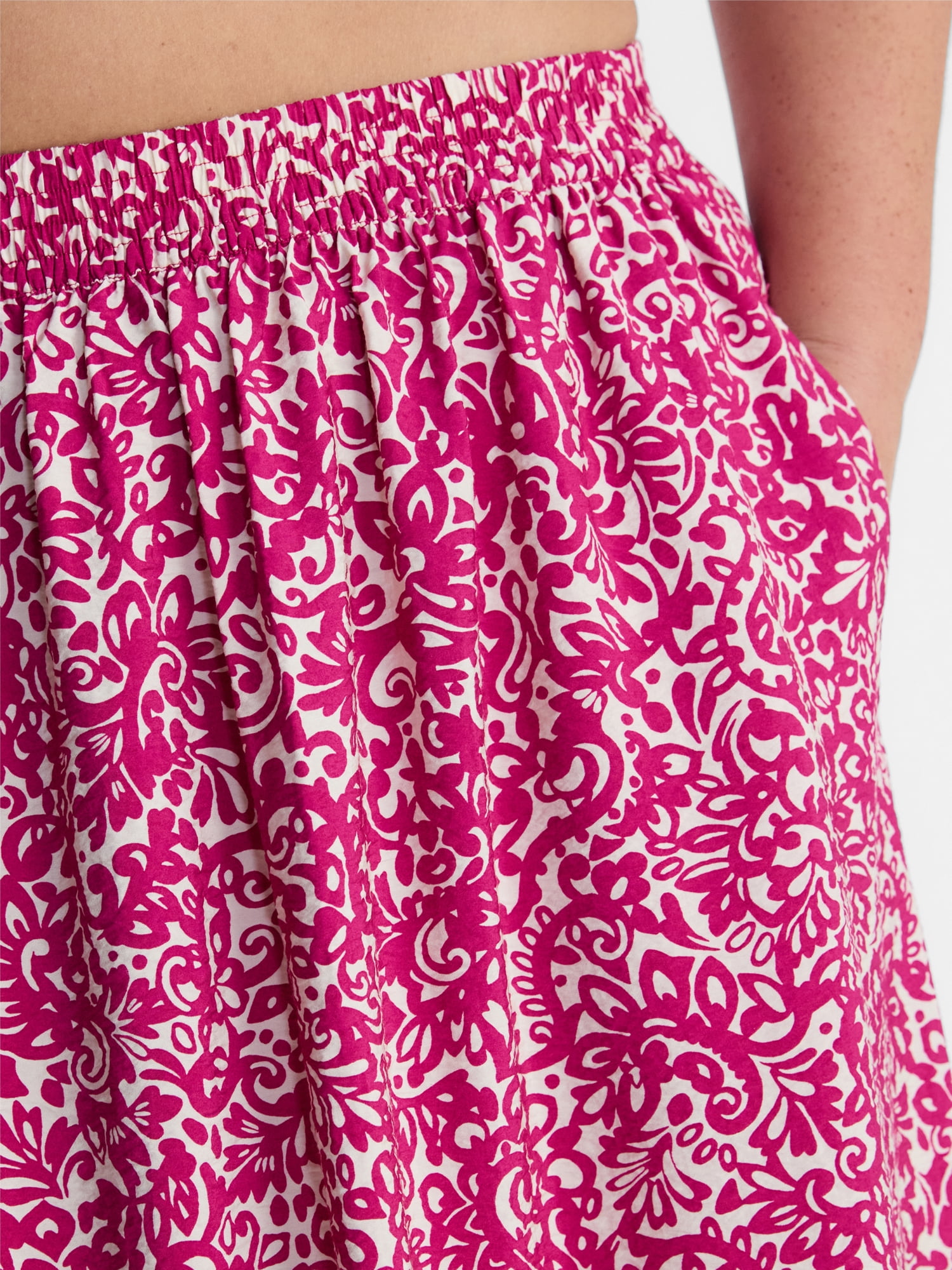 Terra & Sky Women’s Plus A Line Midi Skirt, Sizes 0X-5X