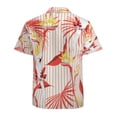 thumbnail image 3 of High Quality Hawaiian Shirts for Men Short Sleeve Aloha Beach Shirt Floral Summer Casual Button Down Shirts Blouses VO5BMN, 3 of 7