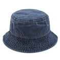 thumbnail image 2 of Washed Cotton Bucket Hats Packable Summer Outdoor Cap Travel Beach Sun Hat Plain Colors for Men Women, 2 of 7