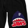 thumbnail image 2 of Jaws Bite Me Men's Black Lounge Shorts -Large, 2 of 5