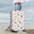 thumbnail image 3 of Lsque Cute Dinosaur Printed Luggage Cover, Travel Luggage Protector,Scratch and Dirt Resistant, Fits 18-32 Inch Luggage - Large, 3 of 9