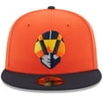 thumbnail image 2 of Men's New Era Orange Las Vegas Aviators Authentic Collection Alternate Logo 59FIFTY Fitted Hat, 2 of 5