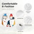 thumbnail image 4 of KLL School Cute Gnomes Pattern Shorts Women,Athletic Shorts High Waisted Running Shorts Pocket Sporty Short Gym Elastic Workout Shorts-Large, 4 of 7