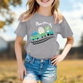 thumbnail image 2 of T-shirts pour Filles Col Rond Hauts Graphiques T-Shirts Tee-Shirts T-Shirts pour Filles 12-13 Ans, 2 of 4