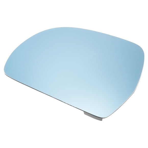 Reemplazo de vidrio de espejo retrovisor del lado del conductor izquierdo, vidrio calefaccionado azul con respaldo, adecuado para Skoda Octavia 09-12