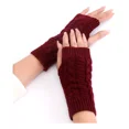 thumbnail image 3 of Guantes Sin Dedo Punto Tejidos Calidos Lana Mitones Tejidos, 3 of 3