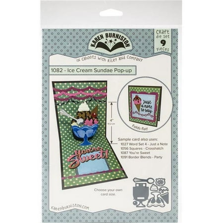 UPC: 0084282632968 | Karen Burniston Dies-Ice Cream Sundae Po-Up