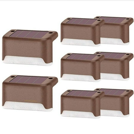 

Goodhd Solar Deck Lights Outdoor 6Pack Solar Step Lights