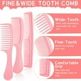 thumbnail image 2 of 5Pcs Hair Combs for Women, Comb Set for Hair Styling and Detangling - Wide, Fine, Parting Rat Tail, Hairdressing, 2 of 6