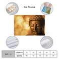 thumbnail image 2 of Bronze Buddha Statue with Golden Bokeh Background Poster Decorative Painting Canvas Wall Art Living Room Posters Bedroom Painting,Unframe-style,28×41inch (70×105cm), 2 of 8