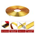thumbnail image 3 of REGALWOVEN Peel and Stick Trim, Flexible Wall Molding Trim Waterproof Self-Adhesive Gold 0.3 Inch x 33 Ft, 3 of 6