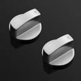 thumbnail image 6 of 2Pcs Cookware Handles Zinc Alloy Replacement Accessory Silver Metal Rotary Switch Kitchen Tool Cooker Control Knobs 0-6MM, 6 of 8