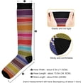 thumbnail image 3 of FREEAMG 2Pair Mexican Style Compression Socks for Women Men,Knee High Stockings for Athletic Sports,Running,Travel, 3 of 7