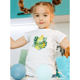 thumbnail image 2 of Fruity Fun Juicy Girls' Short Tee Delight Green botanical, 2 of 6