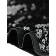 thumbnail image 5 of INSPIRE CHIC Women's Metallic Sequin Crop Top Sparkle Glitter Sleeveless Party Club Tank Top S Black, 5 of 6