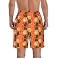 thumbnail image 3 of KLL Ramen Noodle Soup Men's Casual Summer Beach Shorts Hawaiian Shorts with Pockets-Medium, 3 of 5