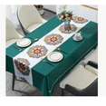 thumbnail image 3 of Manteles Rectangulares Para Mesa Pvc Impermeable color verde, 3 of 4