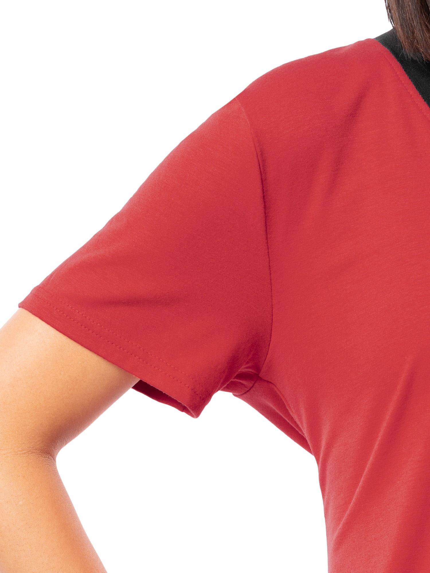 Fruit of the Loom Women's Soft & Breathable V-Neck Short Sleeve Top & Pajama Pant Set, Sizes S-4X