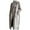White, variant on Baberdicy Women's Mid-Length Wool Trench Coat, Oversize Lapel Belted Blend Jacket for Elegant Outwear , Mid-Length Wool Coat, Belted Trench Overcoat, Petite Winter Jacket Black L