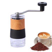 Bxaolu Manual Coffee Grinder For Espresso, French Press, Portable Mini Hand Coffee Grinder For Home Use and Camping Travel, Coffee Bean Grinders With Hand Crank, Brown